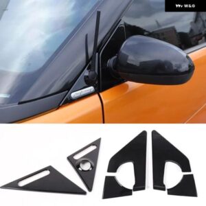 ベンツ スマート 451 フォーツー 2009-2015 ABS バック ミラー トライアングル トリム パネル A ピラー アンテナ 装飾 ステッカー アクセサリー