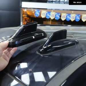 キャデラック エスカレード CTS 2021-2023 ABS カーボンルーフ ふかひれアンテナカバー トリム ステッカー カーアクセサリー