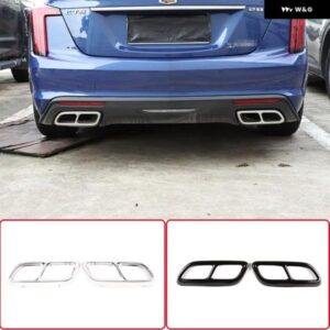 キャデラック CT4 CT5 2020-2023 CT6 2023-2025 ステンレス テールマフラーマフラー出力カバー トリム カーアクセサリー