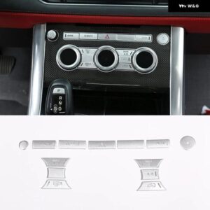 カーアクセサリー 合金 ランドランローバースポーツ 2014-2017 ボタン ステッカー 装飾