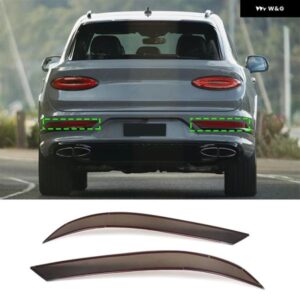 ベントレー BENTAYGA 2021-2023 ABS ブラックリア フォグランプ カバー カバー ステッカー 車 外装 アクセサリー