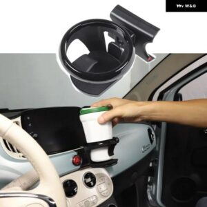 フィアット 500 2016-2024 カップホルダー 携帯電話ホルダー 多機能 GPS ナビゲーションホルダー カーアクセサリー