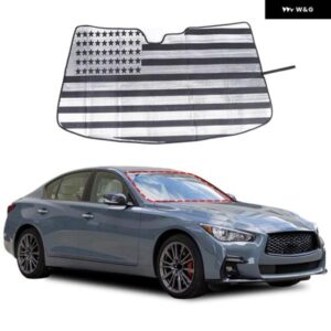 インフィニティ Q50 2013-2022 フロントガラス サン シェード 防水 断熱カバー カーアクセサリー