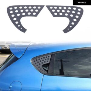 セアトレオン MK2 2008-2012 合金 リアウィンドウガラス プロテクター ハニカムデザイン トリム ステッカー カーアクセサリー