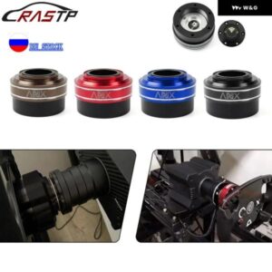 6穴 レーシングシミュレータゲーム ステアリングホイール クイックリリースハブアダプタ MOZA SIMAGIC M10 A/ミニユーロ トラック QR040