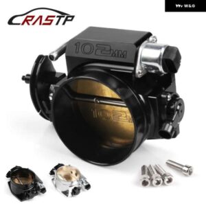アルミ 102MM スロットルボディ TPS スロットルボディ ポジションセンサー付き LS1 LS2 LS3 LS6 LSX ブラック RS-THB001-102MM