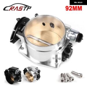 92MM スロットルボディ TPS スロットルポジションセンサー付き アイドルエア コントロール ブラック RS-THB001-92MM