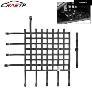 ナイロンカーレースウィンドウネット 45/50 CM * 60CM-2 CMレーシングラリー安全装置窓ベルト安全 RS-BAG054