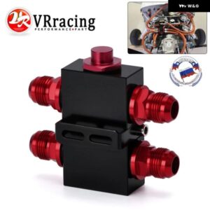 インラインオイルサーモスタット付きオイル フィルター サンドイッチ アダプター AN10 フィッティングオイルサンドイッチ アダプター VR5672BK