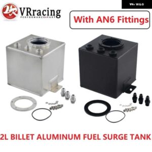 AN6 2Lアルミビレット アルミフューエルサージタンク/AN6サージタンク フィッティング付 TK83