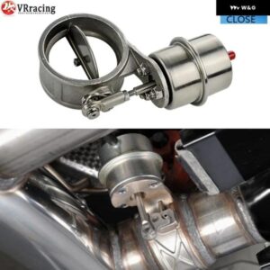 真空アクチュエータカットアウト付き排気 制御 バルブ 2.5インチ 63MM パイプ クローズド ROD ECV03+ROD