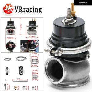 GT II 60MM ターボウェストゲート ブラック - V バンド 1JZGTE / SR20DET / VR5891BK 用