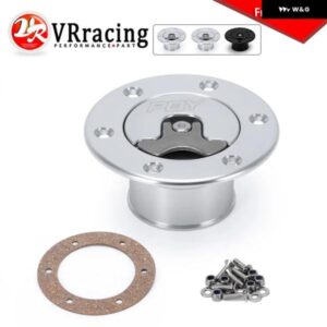 アルミビレット 燃料サージタンク/燃料バッテリーキャップフラッシュ マウント 6 ボルト表面酸化開口部 ID 35.5MM SLYXG01