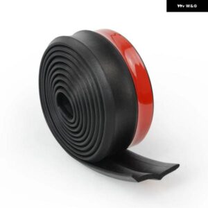 2.5メートル バンパー リップ ステッカー フロント バンパー リップゴム バンパー プロテクター 外装 モールディング バンパー リップストリップ 65MM 幅