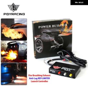 パワービルダー タイプB レブリミッター レーシングエキゾースト火炎放射器キット 点火 レブリミッター ローンチ コントロール ファイアコントローラー