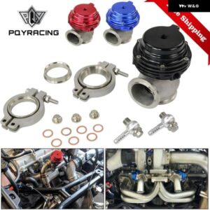 MVS 38MM ウエストゲートアルミトップ V バンドゴールドアウター ウエストゲートスーパーチャージターボ マニホールド 14PSI PQY-5831-MB