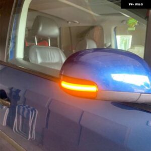 1ペア VW TOURAN 1T1 1T2 2003 - 2009 車ダイナミックウインカー LED ウィンカーライトシーケンシャル リアビュー