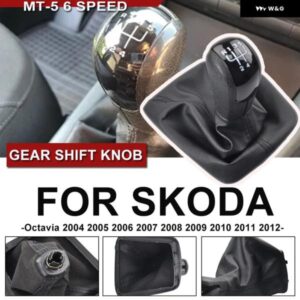 ギア シフト ノブ自動 ギア シフト 首輪レザー ブーツ シュコダ オクタヴィア 38322