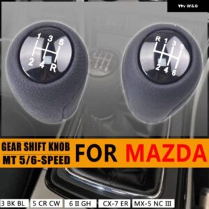 マニュアル トランス ミッション 5/6速 ギア シフト ノブ MAZDA 3 BK BL 5 CR CW 6 II GH CX-7 ER MX-5 NC III