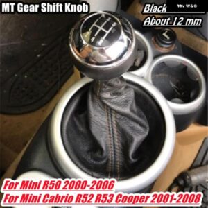 5速 6速 車 マニュアル ギア シフト ノブレバー シフター ノブミニ R50 2000-2006 カブリオ R52 2002-2008