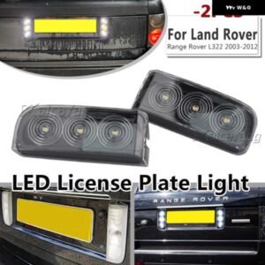 OEM XFD000053 XFD000054 2個 テールゲートリアリバースバックアップランプリアバンパー リバースバックアップライト レンジローバー L322 2003-UP