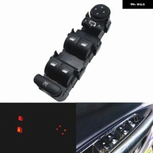 6554.HA フロント左側電動パワーウィンドウレギュレーターマスターミラー スイッチ シトロエン C4 38200 09-15