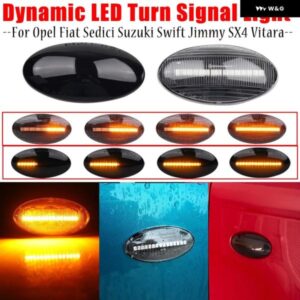 スズキ 2個 ウィンカーライトシーケンシャル LED ダイナミックサイドマーカー流水 スイフトジミービターラ SX4 アルトイグニススプラッシュ