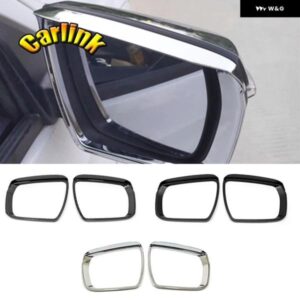 いすゞ D-MAX DMAX 2021-23 ABS クロームサイドドアバックミラー レインシールド トリム フレーム 外装 ステッカー ACCESSORIE