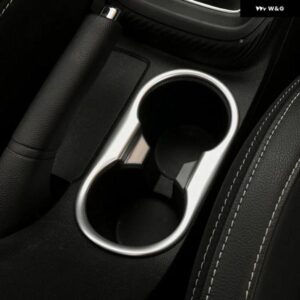 MG ZS 2018 ABS マット/カーボン インテリア 水カップ ホルダー 装飾 ステッカー フレーム カバー トリム 車 1個