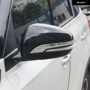 スズキ SX4 S-クロス 2014-18 ABS クロームバックバックミラー ストリップカバー トリム カー スタイリング 2個