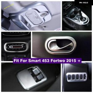 ウィンドウリフト ボタン /ドアボウル パネル /読書灯/ ギア シフト ボックス / エアコン ベントカバー トリム スマート 453 フォーツー 2015 - 2021