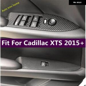 インナードア アームレスト ウィンドウ スイッチ コントロール 装飾 パネル カバー トリム キャデラック XTS 2015-2019 インテリア アクセサリー