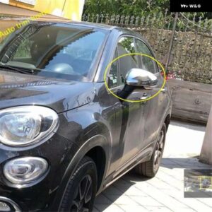 LAPETUS ABS クローム 外装 REKIT バックミラー シェルミラー キャップカバー トリム フィアット 500X 2015 - 2018 自動車アクセサリー