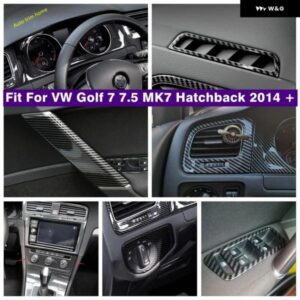 ウィンドウリフト ボタン エア AC コン セントラ イト コントロール パネル カバー トリム VW ゴルフ 7 7.5 MK7 ハッチバック 2014 - 2019 アクセサリー