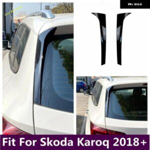 リアウィンドウ スポイラー テール翼 装飾 パネル ストリップカバー トリム シュコダ カロク 2018-2022 カーアクセサリー