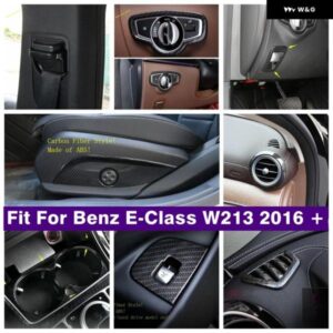 エア AC ベント/ ヘッドランプ ライト/ウォーターカップ ホルダー /シアー調整カバー トリム ベンツ Eクラス W213 2016 - 2021 カーアクセサリー
