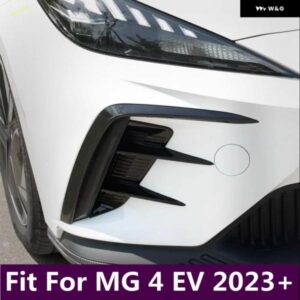 フロントバンパー スポイラー サイド エアベント フロント フォグライト アイブロウ風ナイフ 装飾 カバー トリム MG 4 EV 2023 2024 カーアクセサリー
