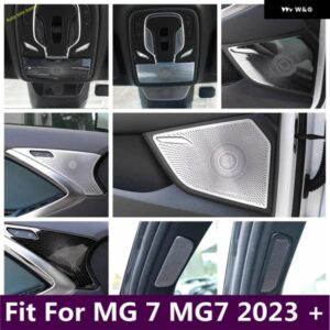 インテリア ドア スピーカー オーディオ スピーカー カバー トリム MG 7 MG7 2023 2024 2025 ステンレス フレーム