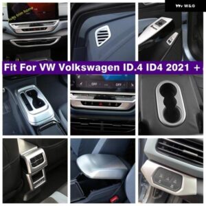 ABS マット アームレスト ボックス /ウィンドウリフト ボタン /エア AC アウトレット ベント/ウォーターカップ ホルダー パネル カバー トリム VW ID.4 ID4