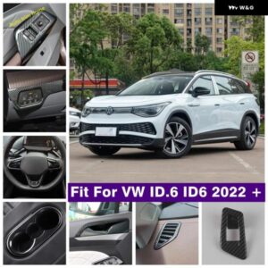 ウィンドウリフト ボタン / ヘッドライト コントロール パネル / ステアリングホイール / エアコン ACベントカバー トリム VW ID.6 ID6 2022 - 2024