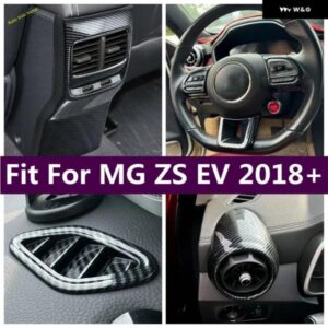 ステアリングホイール シフト パネル 空調 ベント AC コンセント 装飾 フレーム カバー トリム MG ZS EV 2018 - 2024 カーアクセサリー