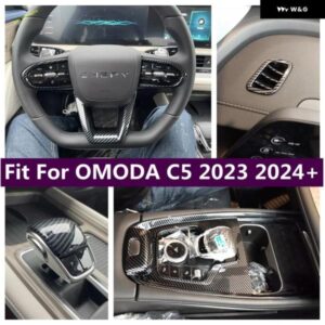 ステアリングホイール ギア シフト パネル エアコン ベント AC コンセント フレーム カバー トリム OMODA C5 2023 2024 2025 カーアクセサリー