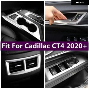ギア シフト ボックス /ウォーターカップ ホルダー /ウィンドウリフト ボタン /エアACベント/ ドアハンドル ボウルカバー トリム キャデラック CT4 2020 -