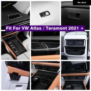 ダッシュボード エア AC ベントウィンドウリフト ボタン ヘッドランプ トランク コントロール パネル カバー トリム VW アトラス TERAMONT 2021 2022