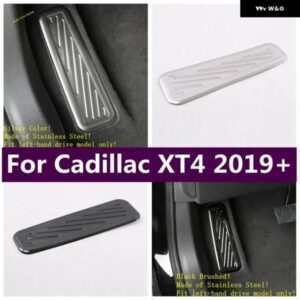 キャデラック XT4 2019 - 2022 自動左フットペダルレスト フットレスト プレート プロテクター カバー トリム