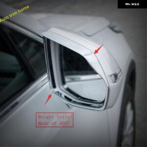 ABS クロームバックミラー レインシェード 防雨ブレード 装飾 フレーム カバー トリム キャデラック XT4 2019 - 2022 アクセサリー