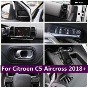 ウィンドウリフト ボタン / ピラー A / エアコン 吹き出し口 AC ベント / ドアハンドル ボウルカバー トリム シトロエン C5 エアクロス 2018 - 2024