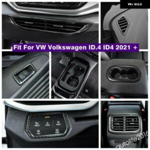 ダッシュボード エア アウトレット ベント/ライト コントロール スイッチ /ウォーターカップ ホルダー /リア トランク ボタン カバー トリム VW ID.4 ID4 20