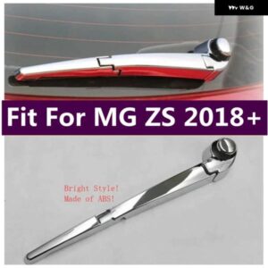 ABS クロームリアウィンドウ ウインドスクリーン ワイパー プロテクター 装飾 フレーム カバー トリム MG ZS 2018-2023 カーアクセサリー