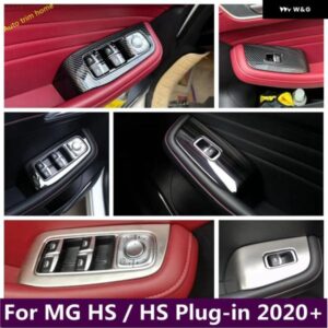 インナードア窓ガラスリフト コントロール スイッチ ボタン 装飾 カバー トリム MG HS/HS プラグイン 2020 - 2024 カーアクセサリー